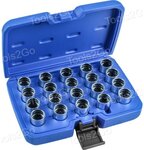 Rim Lock Removal Socket Set 20-pcs Audi