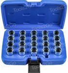 Rim Lock Removal Socket Set 20-pcs Audi