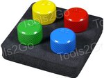 Tire Deflator Caps 4-pcs