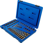 Screw and Nut Extractor Set with Left Cutting Drill Set 2 - 18 mm 49 pcs