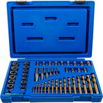 Screw and Nut Extractor Set with Left Cutting Drill Set 2 - 18 mm 49 pcs