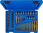 Screw and Nut Extractor Set with Left Cutting Drill Set 2 - 18 mm 49 pcs