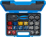 Crimping Tool Set including 1000 Terminals, assorted