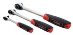 Ratchet set Slim design 1/4, 3/8, 1/2 7-piece