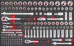 R&B trolley with 199 tools (EVA) 7 drawers