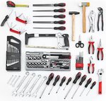 Tool wall with 129-piece