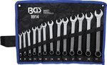 Combination Spanner Set Open End with Ratchet Function 8 - 21 mm 13 pcs.