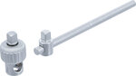 Socket Adaptor with Ratcheting function with Sliding Handle 12.5 mm (1/2)