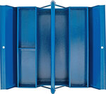 Metal Tool Box empty 420 x 200 x 150 mm 3 Compartments