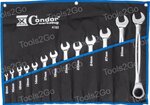 Ratchet Spanner Set, xcess performance, 13-pcs 8-32mm