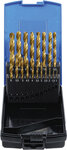 Twist Drill Set HSS titanium nitrated 1 - 10 mm 19 pcs