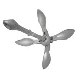 Umbrella anchor 3.2kg, galvanized, egg-shaped head