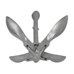 Folding anchor 3,2 kg, galvanized, egg-shaped head
