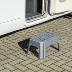 Step grey plastic 42.5 x 27.5 x 23 cm