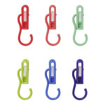 Clamps with hook - set of 6 pieces