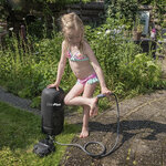 Camping shower 11L with foot pump
