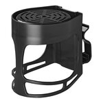 Drink holder with flexible clamping bracket