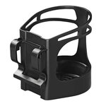 Drink holder with flexible clamping bracket