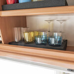 Cup holder from soft foam for glasses and cups