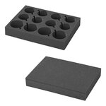 Cup holder from soft foam for glasses and cups
