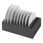 Plate holder from soft foam