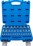 Bit Socket Set (1/4) / (3/8) / (1/2) Drive Internal Hexagon 2 - 19 mm / 1/4 - 9/16 Metric and Inch Sizes 32 pcs
