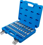 Bit Socket Set (1/4) / (3/8) / (1/2) Drive Internal Hexagon 2 - 19 mm / 1/4 - 9/16 Metric and Inch Sizes 32 pcs