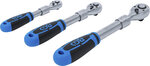 Reversible Ratchet Set extendable (1/4) - (3/8) - (1/2) 3 pcs