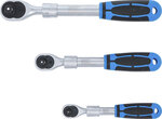 Reversible Ratchet Set extendable (1/4) - (3/8) - (1/2) 3 pcs