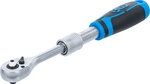 Reversible Ratchet, extendable (1/4) 190 - 225 mm