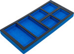 Tool Tray 1/3, empty: 6 Storage Compartments 408 x 189 x 32 mm