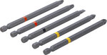 Bit-Set (1/4) Drive Cross Slot PH, Cross Slot PZ, Slot SL Length 110 mm 5 pcs