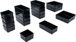 Plastic Strorage Trays for Workshop Trolley 17 pcs.