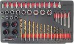 Screwdriver/drill bit set 54-piece