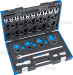 Crow Foot Wrench Set 32-pcs 2/3+3/8+1/2+3/4