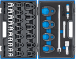 Crow Foot Wrench Set 32-pcs 2/3+3/8+1/2+3/4