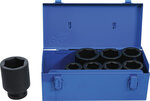 Impact Socket Set, Hexagon, deep 25 mm (1) drive 27 - 50 mm 8 pcs