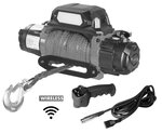 Winch 24V 5443 kg 26m synthetic cable wireless remote control