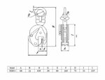 Plate clamp 3ton 0-30mm