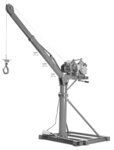 Construction crane 500kg 25m electric 230V