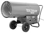 Hot air blower on propane gas 70-132kw with thermostat