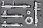 Internal micrometer set analogue, 7 pieces