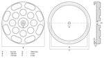 Rubber Pad for Auto Lifts Ø 120 mm