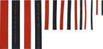 Shrink tube assortment | Red / Black | 150 pcs.