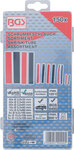 Shrink tube assortment | Red / Black | 150 pcs.