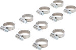 Hose Clamps Stainless 16 x 25 mm 10 pcs