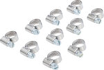 Hose Clamps Stainless 8 x 12 mm 10 pcs