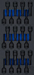 Tool Tray 1/3: Impact Bit Socket Set 12.5 mm (1/2) 24 pcs