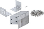 Angle Joint stainless steel 40 x 40 x 40 mm Economy Pack 25 pcs