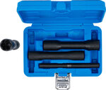 Twist Socket Set (Spiral Profile) / Screw Extractor, deep (1/2) Drive 17 - 21 mm 4 pcs
